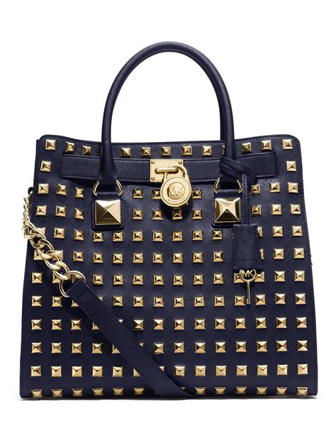 michael kors hamilton small|Michael Kors Hamilton studded tote.